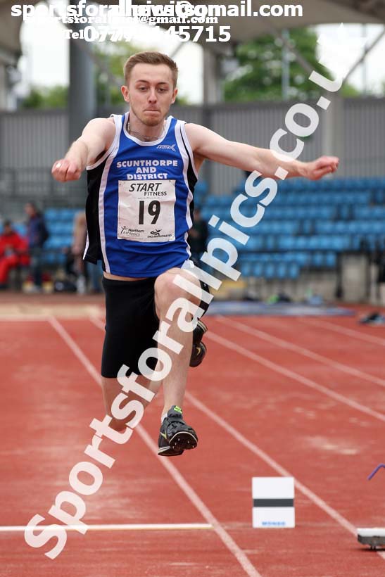 Senior mens triple jump, Northern Senior and Under-20s Champs., SportsCity, Manchester. Photo: David T. Hewitson/Sports for All Pics
